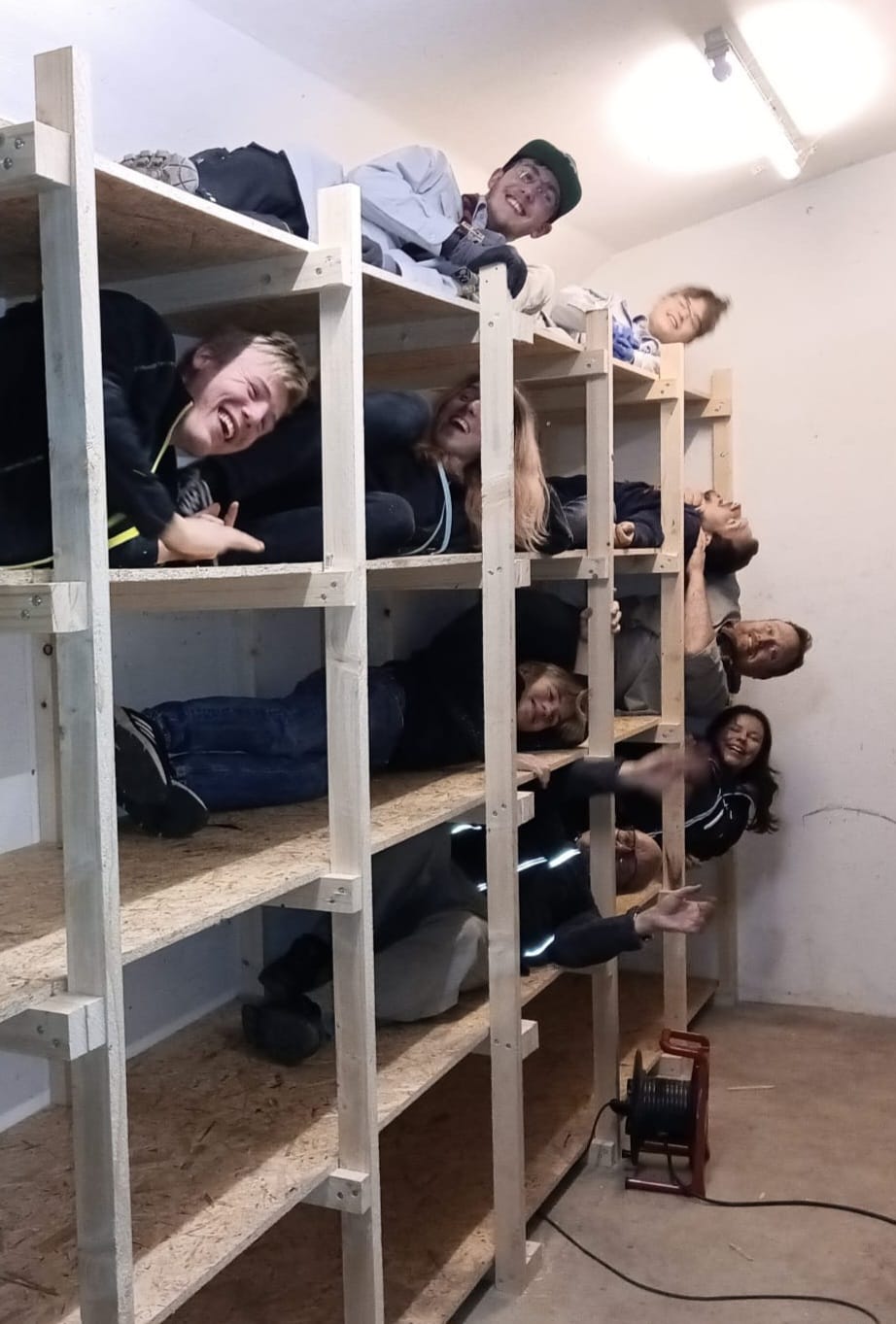 Unser neues selbstgebautes Regal